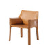 Luxury Cab 413 Armchair by Cassina in Saddle-Hide Leather Casa Design Group