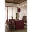 Iconic Cassina Cab Office Pro President Chair in Saddle-Hide by Mario Bellini Casa Design Group