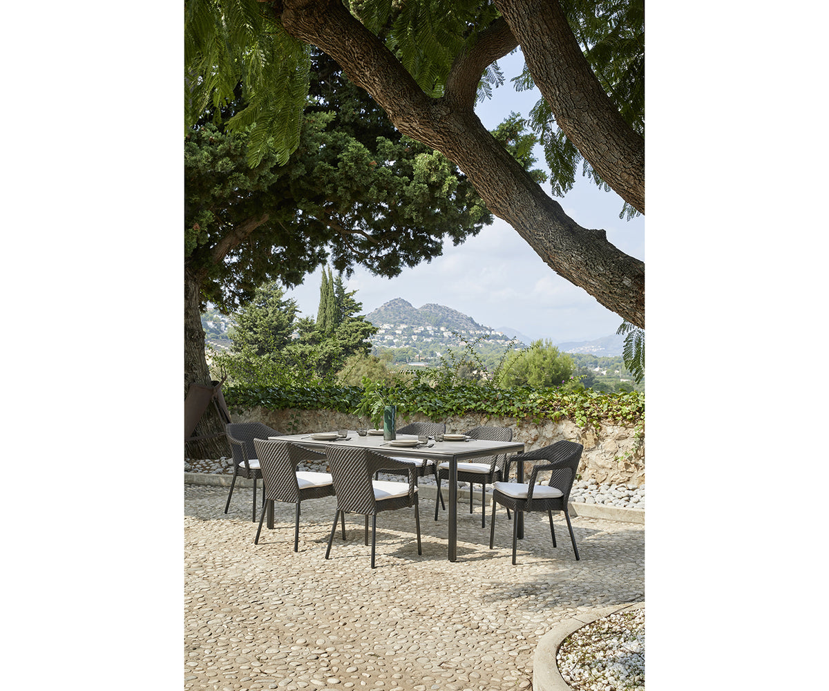 Caddie Shintotex Outdoor Dining Armchair by Point | Casa Design Group