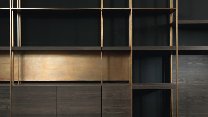 High End Cage-C Bookshelf by Henge Casa Design Group