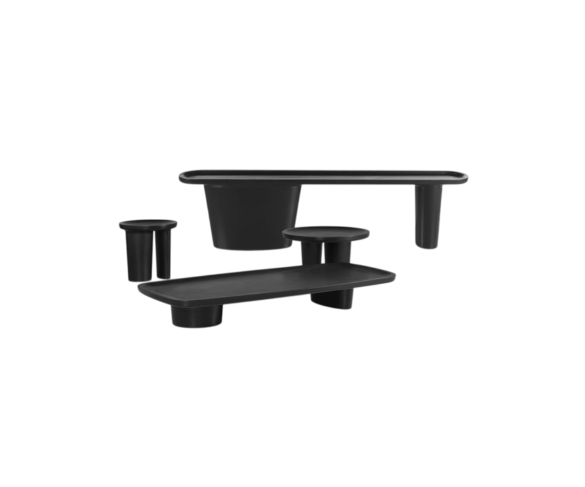 Calix Console Table in Solid Lime Wood by Baxter | Casa Design Group