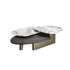 High End Callisto Mix Wood Coffee Table by Porada Casa Design Group