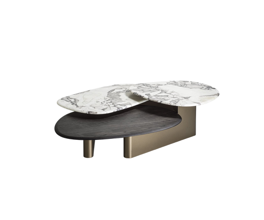 High End Callisto Mix Wood Coffee Table by Porada Casa Design Group