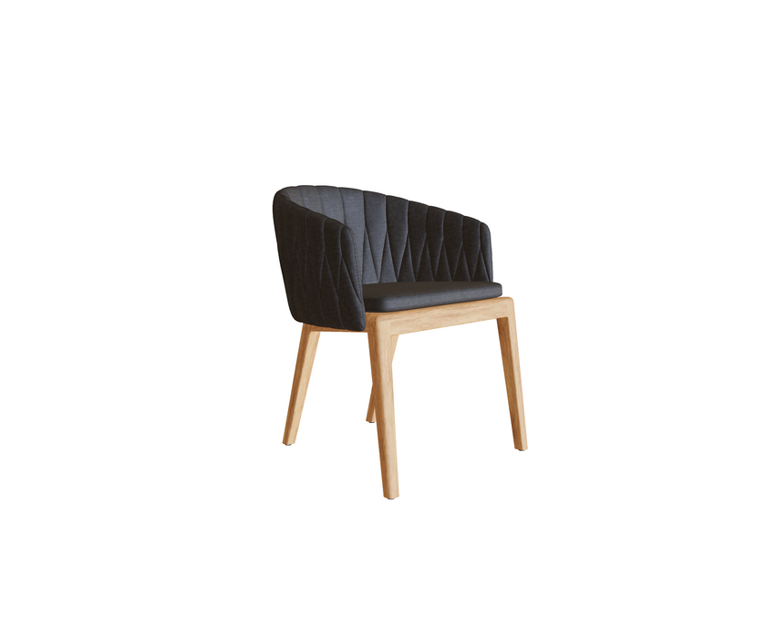 Stylish Teak Calypso Outdoor Dining Armchair by Royal Botania Casa Design Group