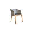 Stylish Teak Calypso Outdoor Dining Armchair by Royal Botania Casa Design Group