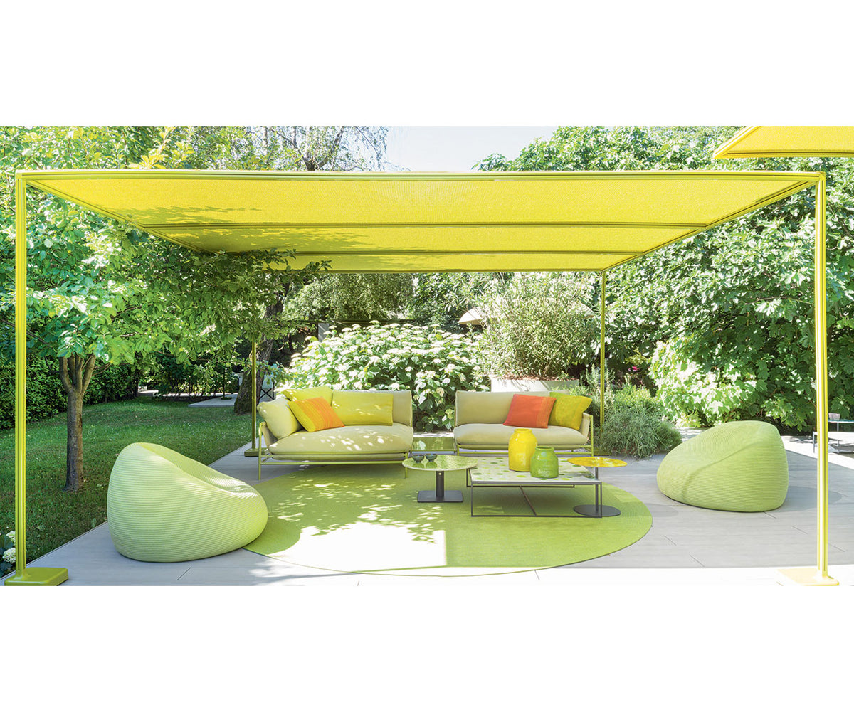 Luxury and Comfortable Canvas Outdoor Sectional Sofa by Paola Lenti Casa Design Group