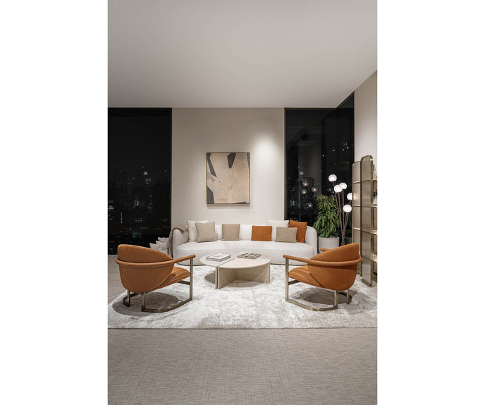 Giselle Plus Bookcase by Capital with Rounded Metal Frame and Bronzed Fluted Glass | Casa Design Group