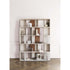 Sipario Bookcase by Capital with Marble Base and Leather Panels | Casa Design Group