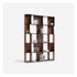 Sipario Bookcase by Capital with Marble Base and Leather Panels | Casa Design Group
