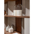 Sipario Bookcase by Capital with Marble Base and Leather Panels | Casa Design Group