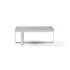 Modern Capri Outdoor Coffee Table with Glass Top Casa Design Group