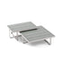 Modern Capri Outdoor Coffee Table with Glass Top Casa Design Group