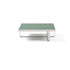 Modern Capri Outdoor Coffee Table with Glass Top Casa Design Group