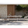 Modern Capri Outdoor Dining Table in Lava Stone Casa Design Group