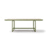 Modern Capri Outdoor Dining Table in Lava Stone Casa Design Group