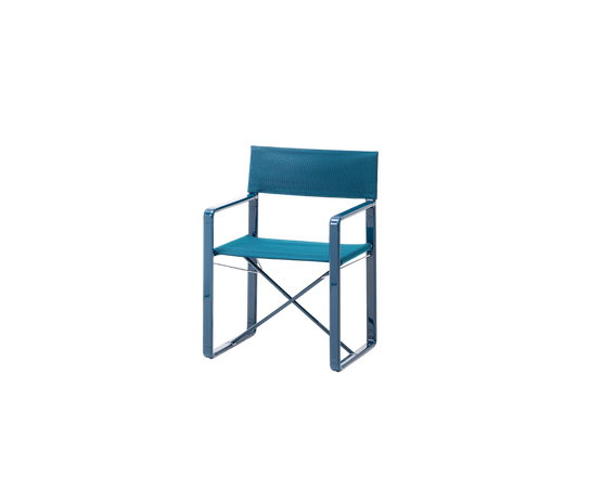 Capri Outdoor Dining Chair by Paola Lenti with Gloss-Varnished Aluminium Structure | Casa Design Group