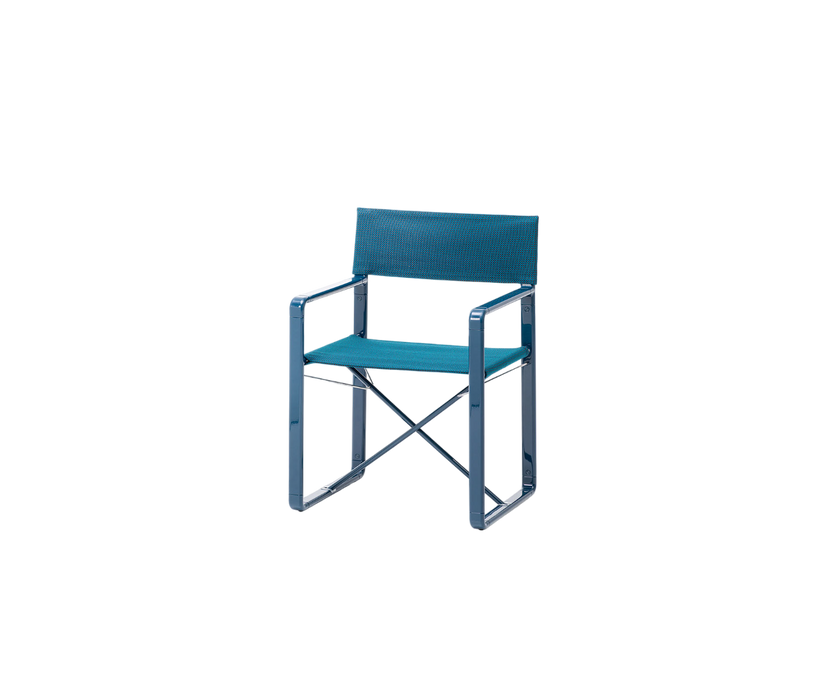 Capri Outdoor Dining Chair by Paola Lenti with Gloss-Varnished Aluminium Structure | Casa Design Group