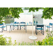 Capri Outdoor Dining Chair by Paola Lenti with Gloss-Varnished Aluminium Structure | Casa Design Group