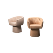Contemporary Cara Dining Chair by Piet Boon, swivel and armrest options – Casa Design Group