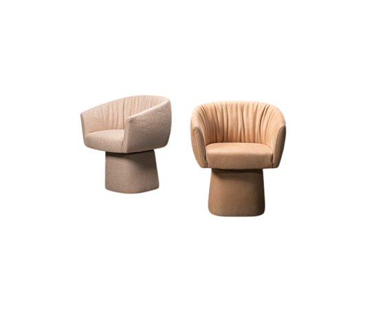 Contemporary Cara Dining Chair by Piet Boon, swivel and armrest options – Casa Design Group