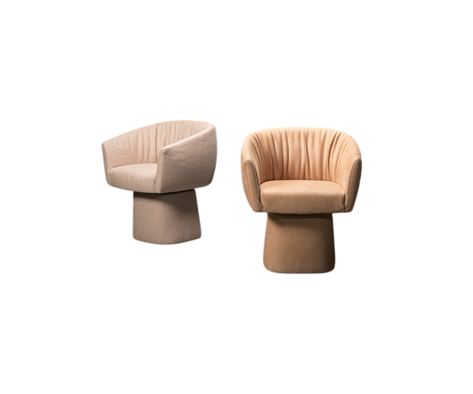 Contemporary Cara Dining Chair by Piet Boon, swivel and armrest options – Casa Design Group