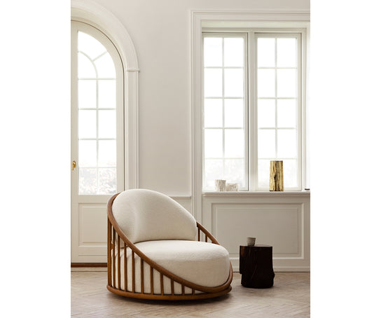 Cask Lounge Chair by Expormim in natural rattan with outdoor upholstery - Casa Design Group