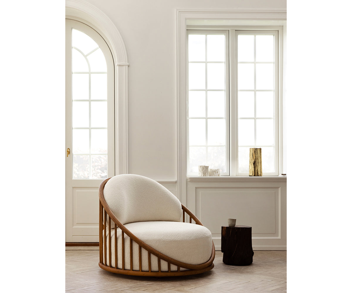 Cask Lounge Chair by Expormim in natural rattan with outdoor upholstery - Casa Design Group