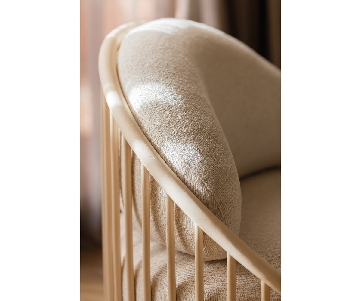 Cask Lounge Chair by Expormim in natural rattan with outdoor upholstery - Casa Design Group