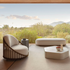 Cask Outdoor Lounge Chair by Expormim with aluminium frame and outdoor upholstered seating – Casa Design Group