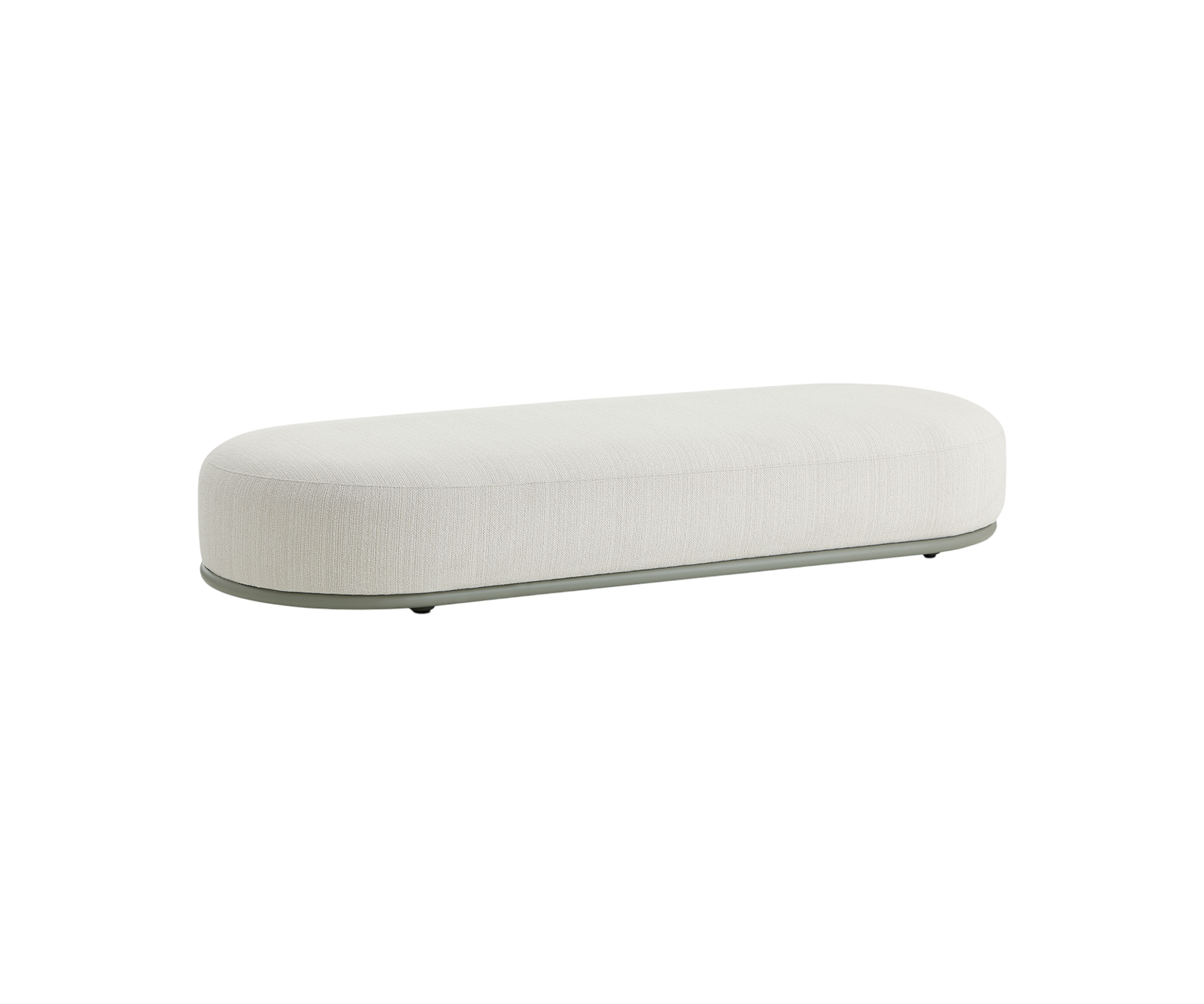 Cask Outdoor Ottoman by Expormim with aluminium frame and outdoor upholstery Casa Design Group