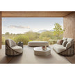Cask Outdoor Sofa by Expormim with aluminium frame and outdoor upholstery Casa Design Group