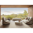 Cask Outdoor Sofa by Expormim with aluminium frame and outdoor upholstery Casa Design Group