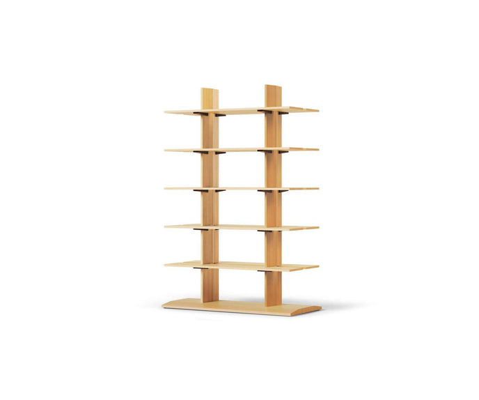 FF.Spine Freestanding Solid Wood Bookcase by Cassina