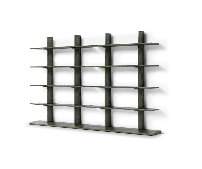 FF.Spine Wall-Mounted with Floor Base Bookcase by Cassina