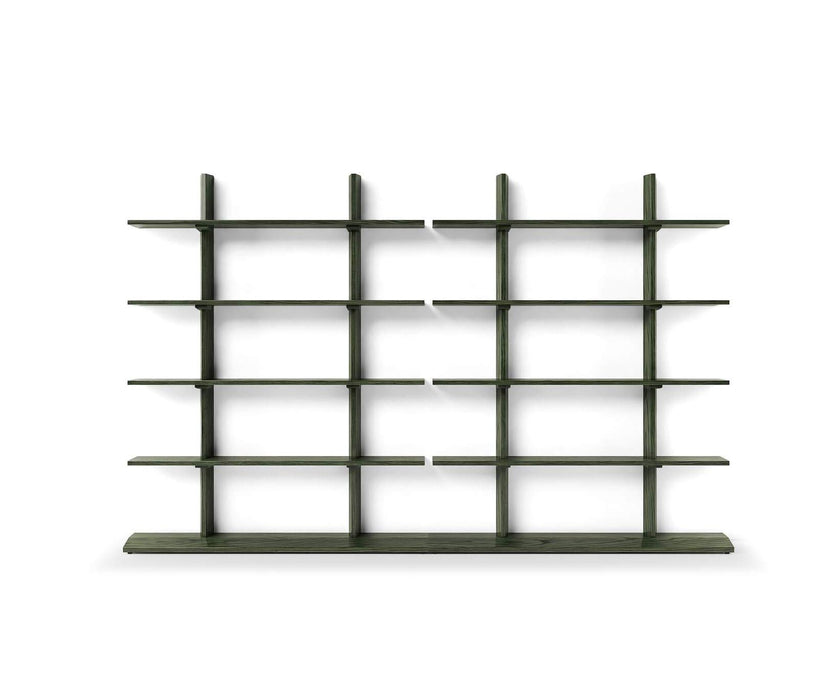 FF.Spine Wall-Mounted with Floor Base Bookcase by Cassina