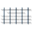FF.Spine Wall-Mounted Solid Wood Bookcase by Cassina