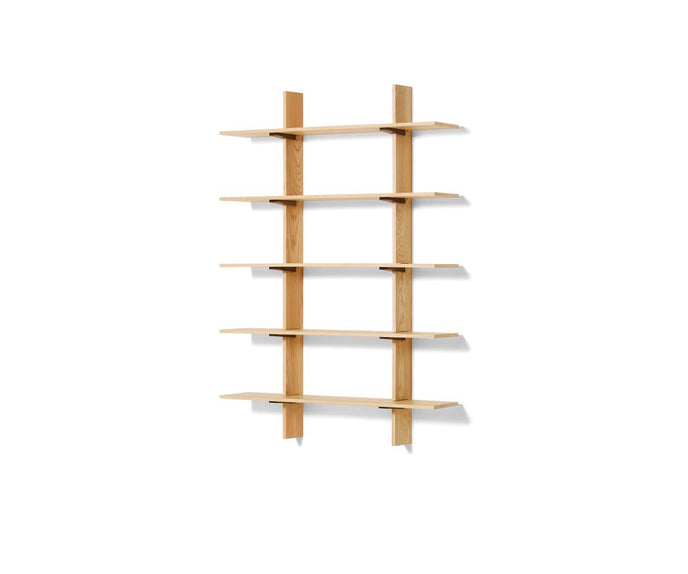 FF.Spine Wall-Mounted Solid Wood Bookcase by Cassina