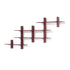 FF.Spine Wall-Mounted Solid Wood Bookcase by Cassina