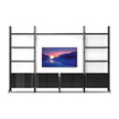 Infinito Wall modular wall-mounted bookcase by Cassina designed by Franco Albini