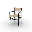 Leggera Armchair by Cassina designed by Gio Ponti with solid ash wood frame and woven cane seat – Casa Design Group