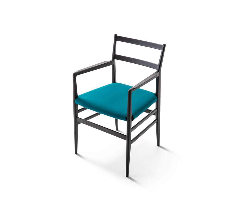 Leggera Armchair by Cassina designed by Gio Ponti with solid ash wood frame and woven cane seat – Casa Design Group