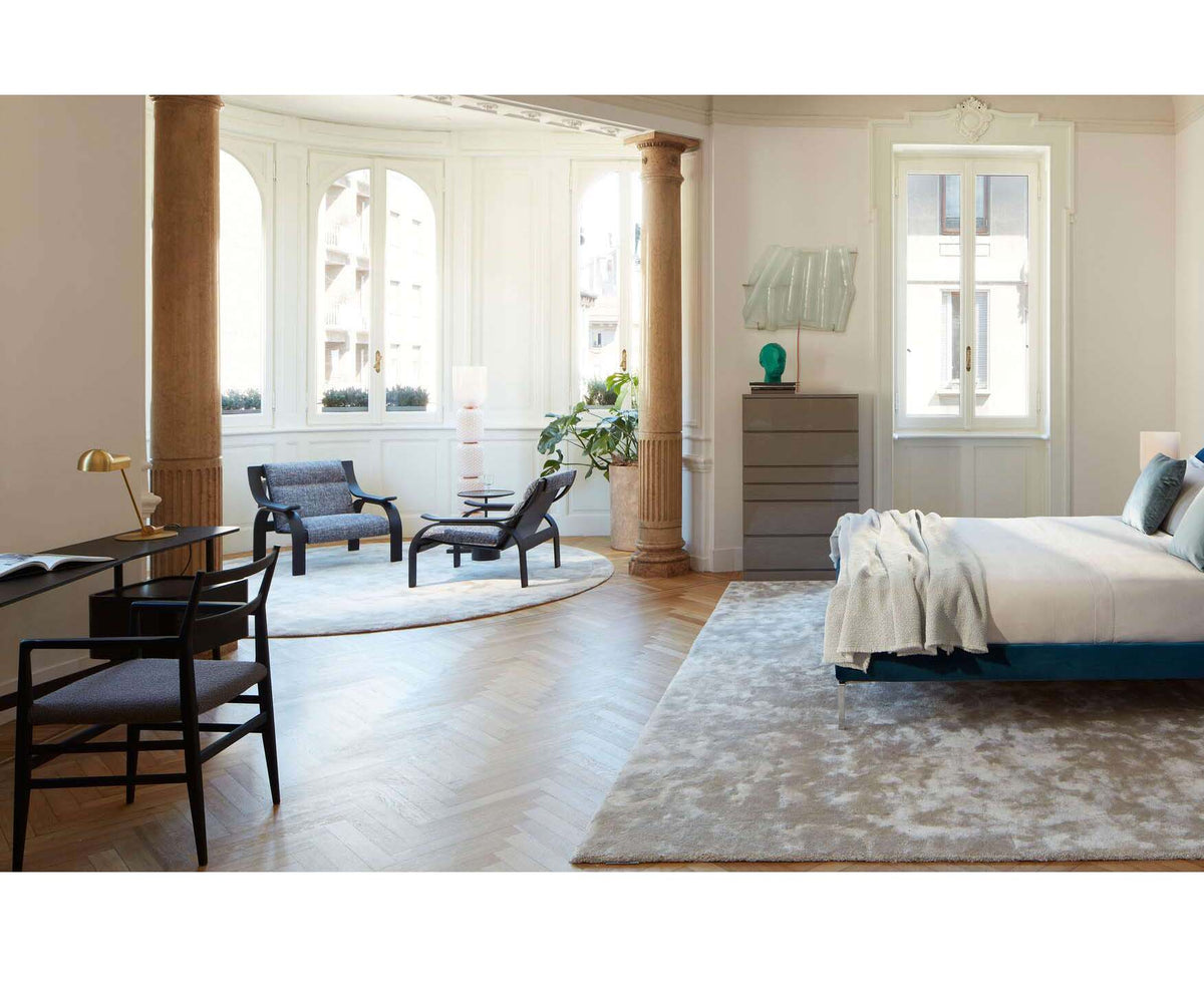 Leggera Armchair by Cassina designed by Gio Ponti with solid ash wood frame and woven cane seat – Casa Design Group