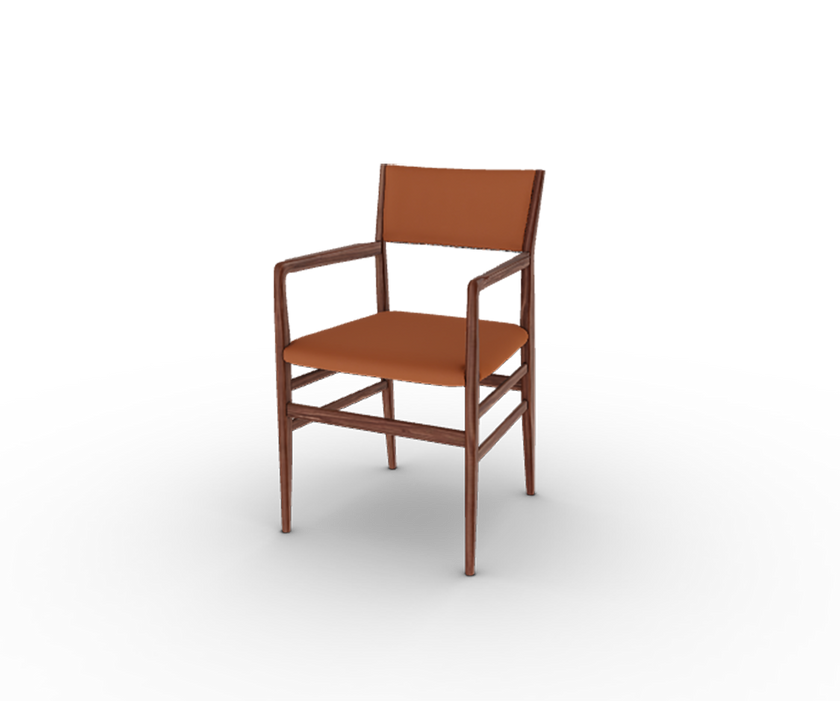 Leggera Armchair by Cassina designed by Gio Ponti with solid ash wood frame and woven cane seat – Casa Design Group
