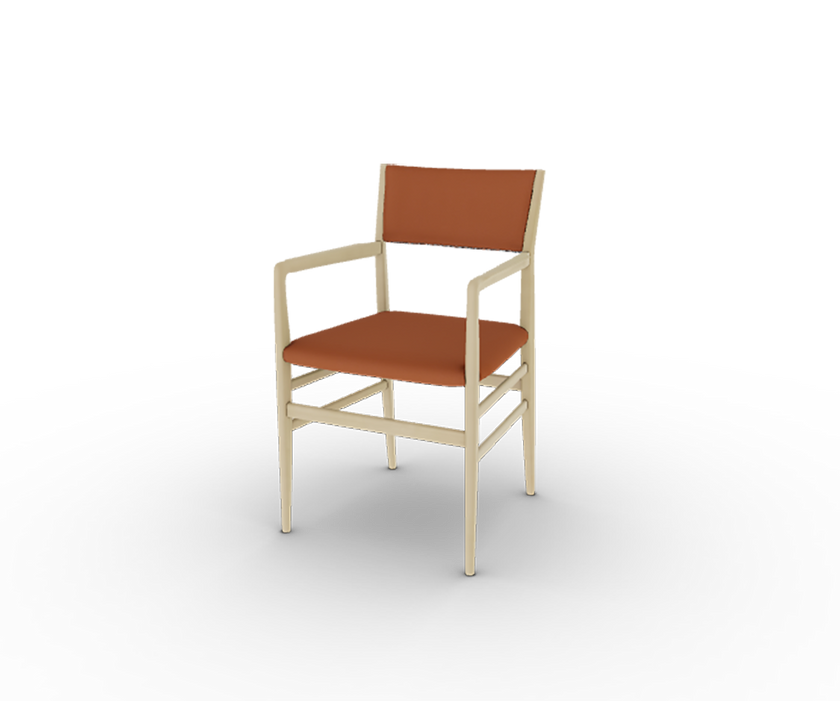 Leggera Armchair by Cassina designed by Gio Ponti with solid ash wood frame and woven cane seat – Casa Design Group