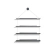 Libreria Pensile Wall-Mounted Oak Bookcase by Cassina