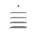Libreria Pensile Wall-Mounted Oak Bookcase by Cassina
