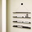Libreria Pensile Wall-Mounted Oak Bookcase by Cassina