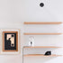 Libreria Pensile Wall-Mounted Oak Bookcase by Cassina
