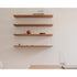 Libreria Pensile Wall-Mounted Oak Bookcase by Cassina