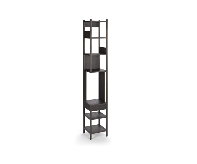 Lungangolo Oak Bookshelf with Integrated Drawer by Cassina